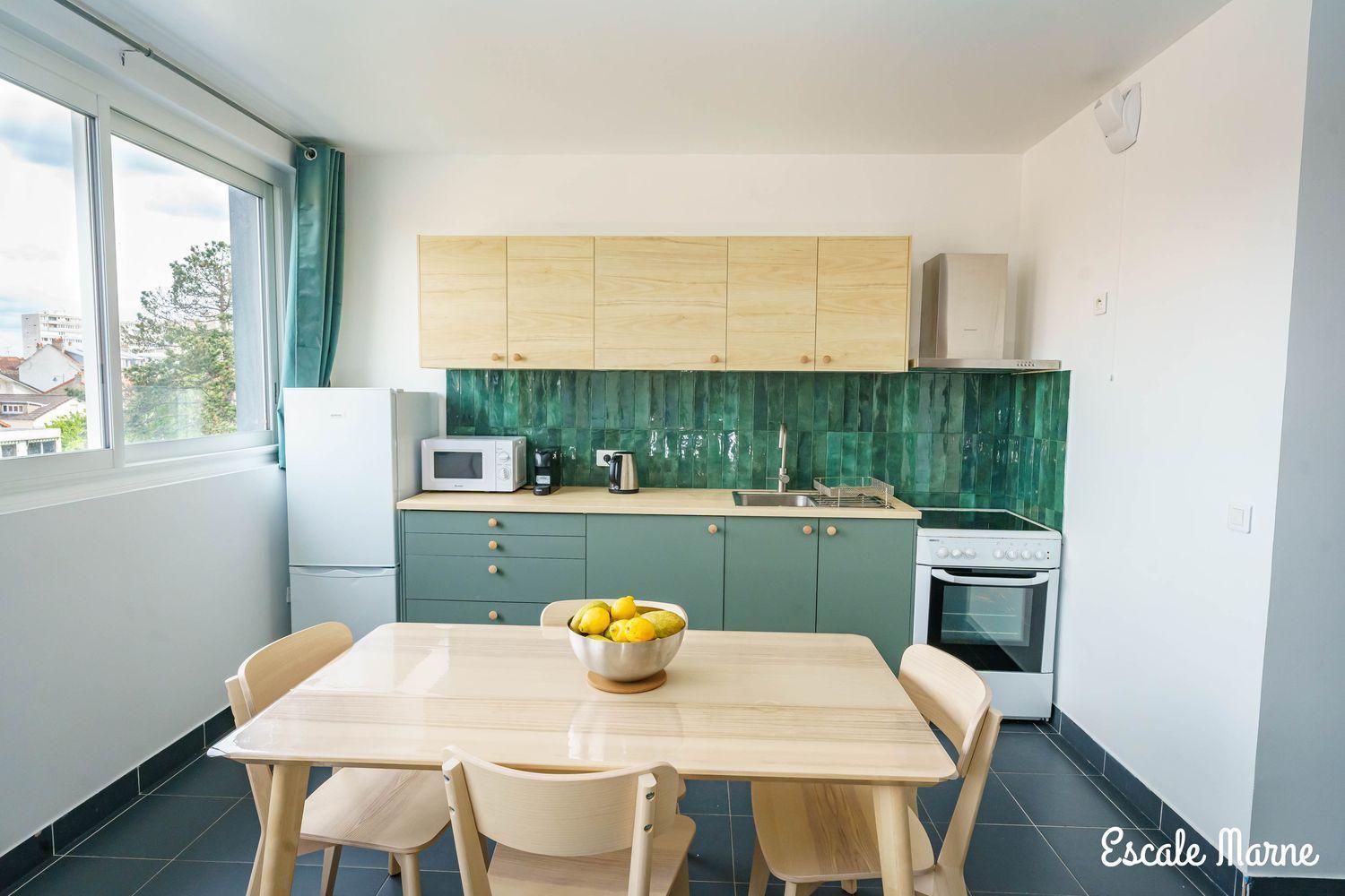 Escale-Marne Fr - 202 - Free Parking - Free Luggage Storage - All Equipped - Linen Included - Washing Machine - 10Mn Walk Metro 8 - Rer A - Panoramic View - From 1 To 14 Guests Мезон-Альфор Экстерьер фото
