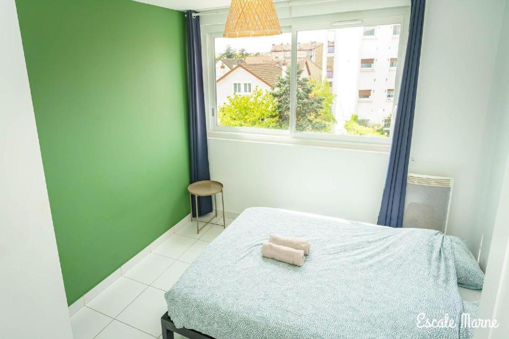Escale-Marne Fr - 202 - Free Parking - Free Luggage Storage - All Equipped - Linen Included - Washing Machine - 10Mn Walk Metro 8 - Rer A - Panoramic View - From 1 To 14 Guests Мезон-Альфор Номер фото