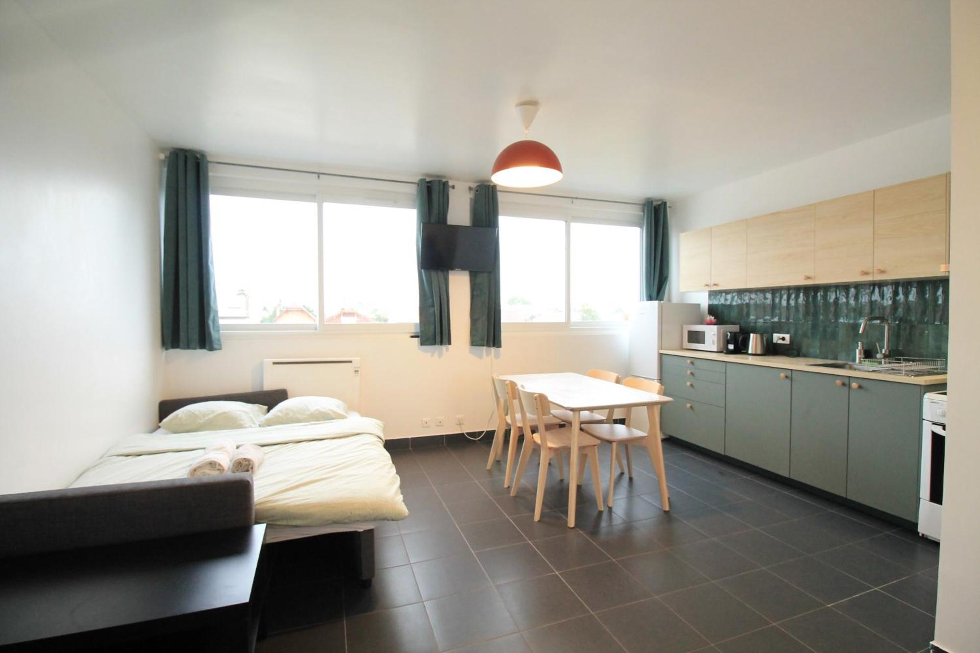 Escale-Marne Fr - 202 - Free Parking - Free Luggage Storage - All Equipped - Linen Included - Washing Machine - 10Mn Walk Metro 8 - Rer A - Panoramic View - From 1 To 14 Guests Мезон-Альфор Номер фото