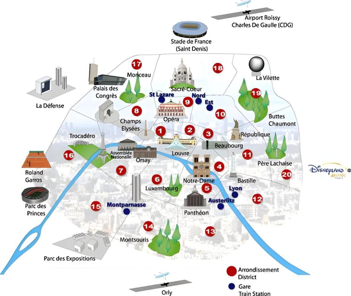 Escale-Marne Fr - 202 - Free Parking - Free Luggage Storage - All Equipped - Linen Included - Washing Machine - 10Mn Walk Metro 8 - Rer A - Panoramic View - From 1 To 14 Guests Мезон-Альфор Экстерьер фото